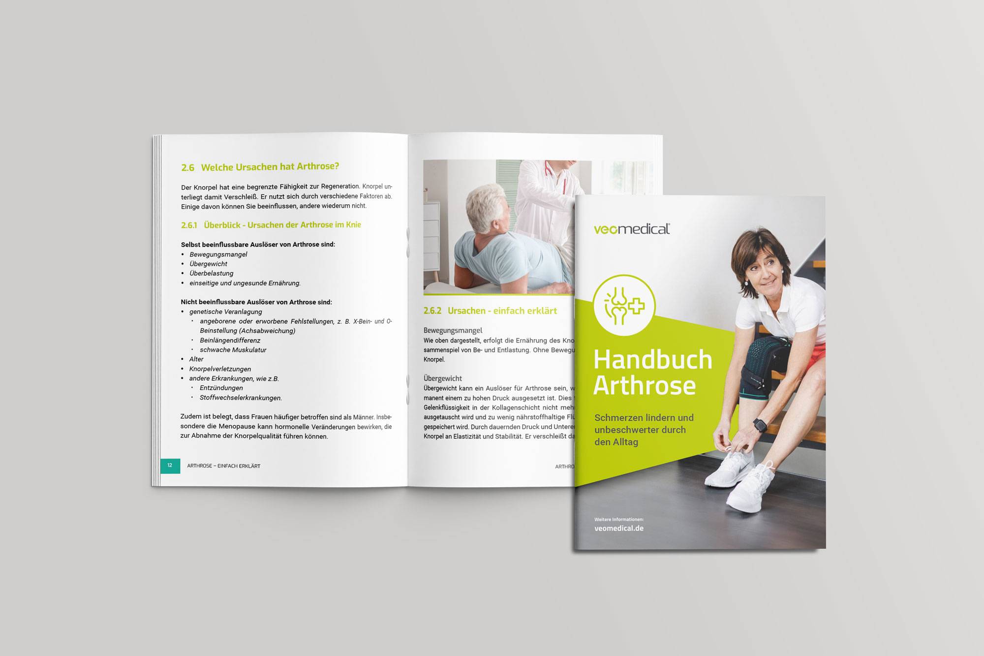 Broschueren im Pharma und Healhcare Marketing Beispiel Layout Vorlage InDesign